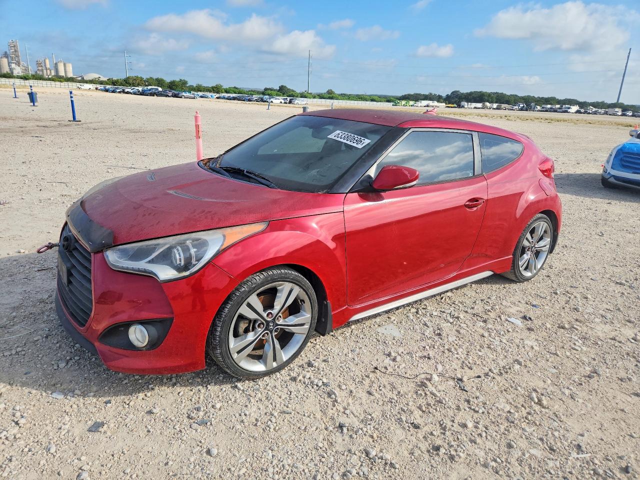 2015 Hyundai Veloster Turbo, VIN KMHTC6AE6FU240698 — Мелкие вмятины и царапины