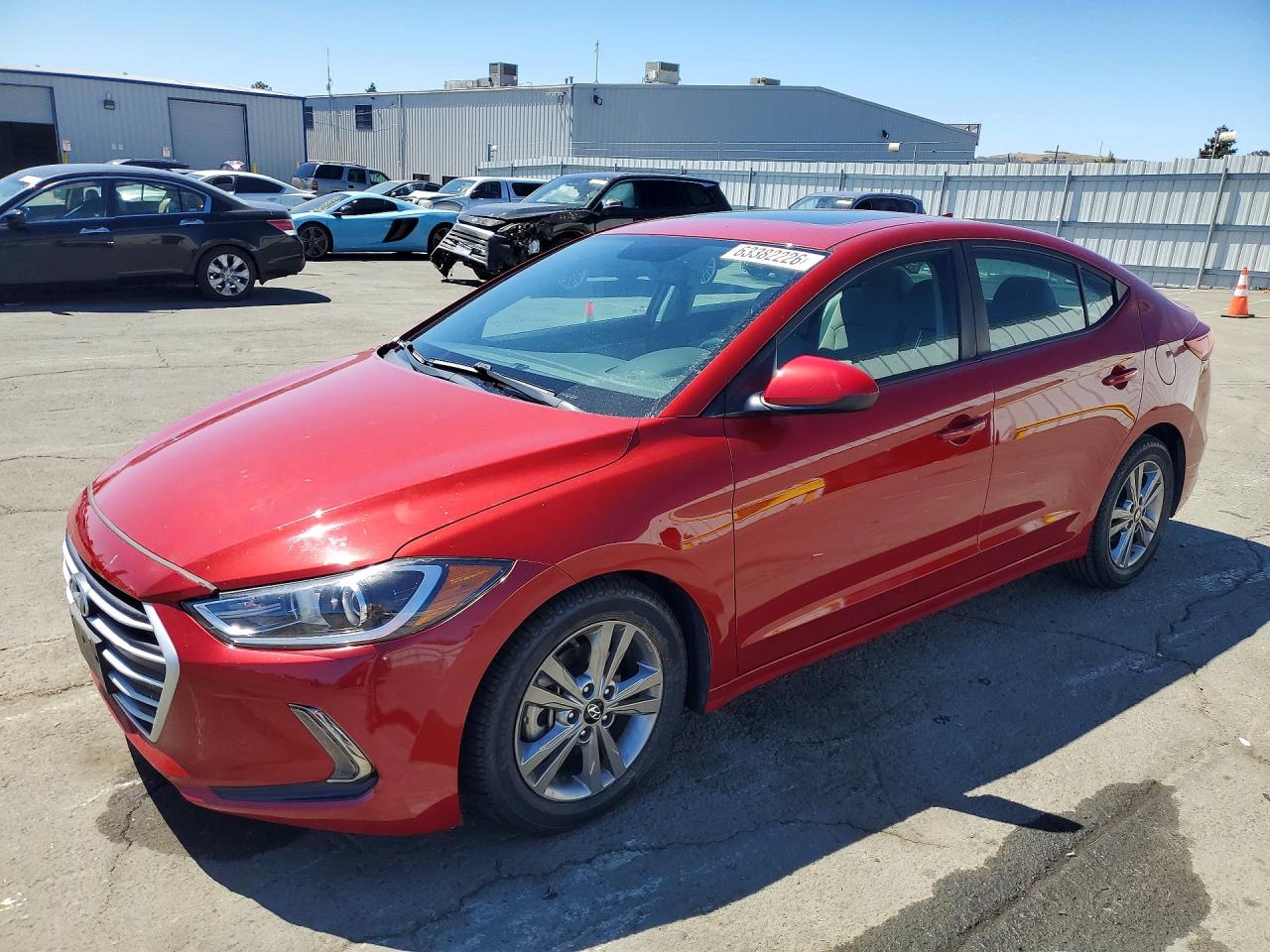 2018 Hyundai Elantra Value Edition, VIN KMHD84LF1JU577692 — Front end