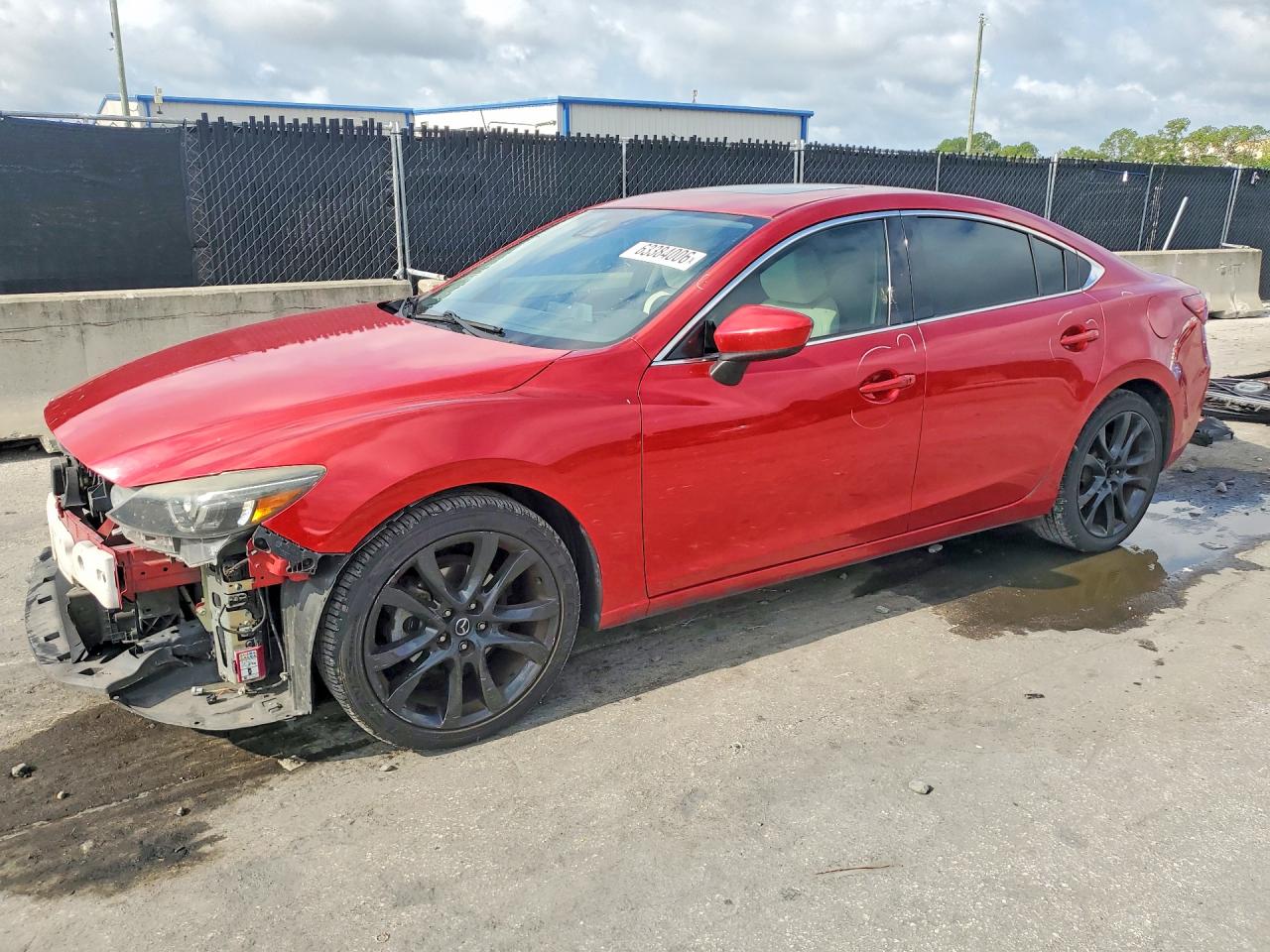 2016 Mazda 6 i Grand Touring, VIN JM1GJ1W53G1432803 — Front end