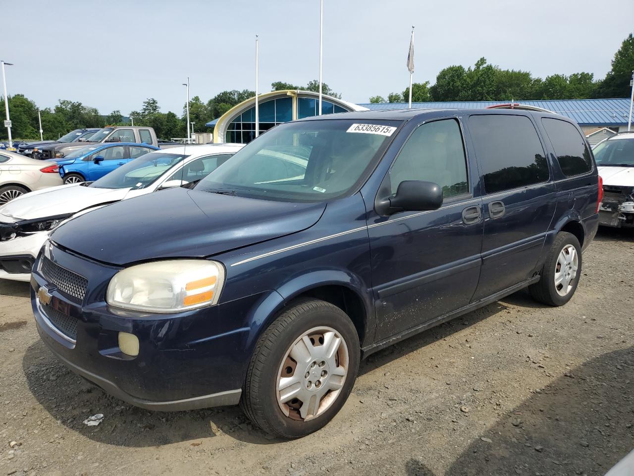 2006 Chevrolet Uplander LS Fleet, VIN 1GNDV23L36D209147 — Rear end