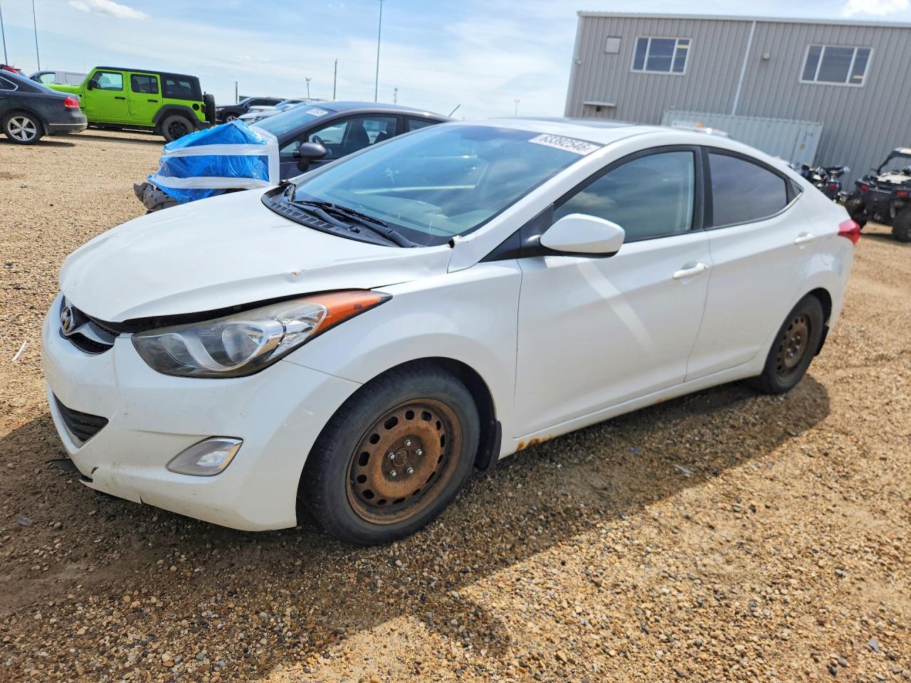 2011 Hyundai Elantra Limited, VIN 5NPDH4AEXBH055184 — Front end