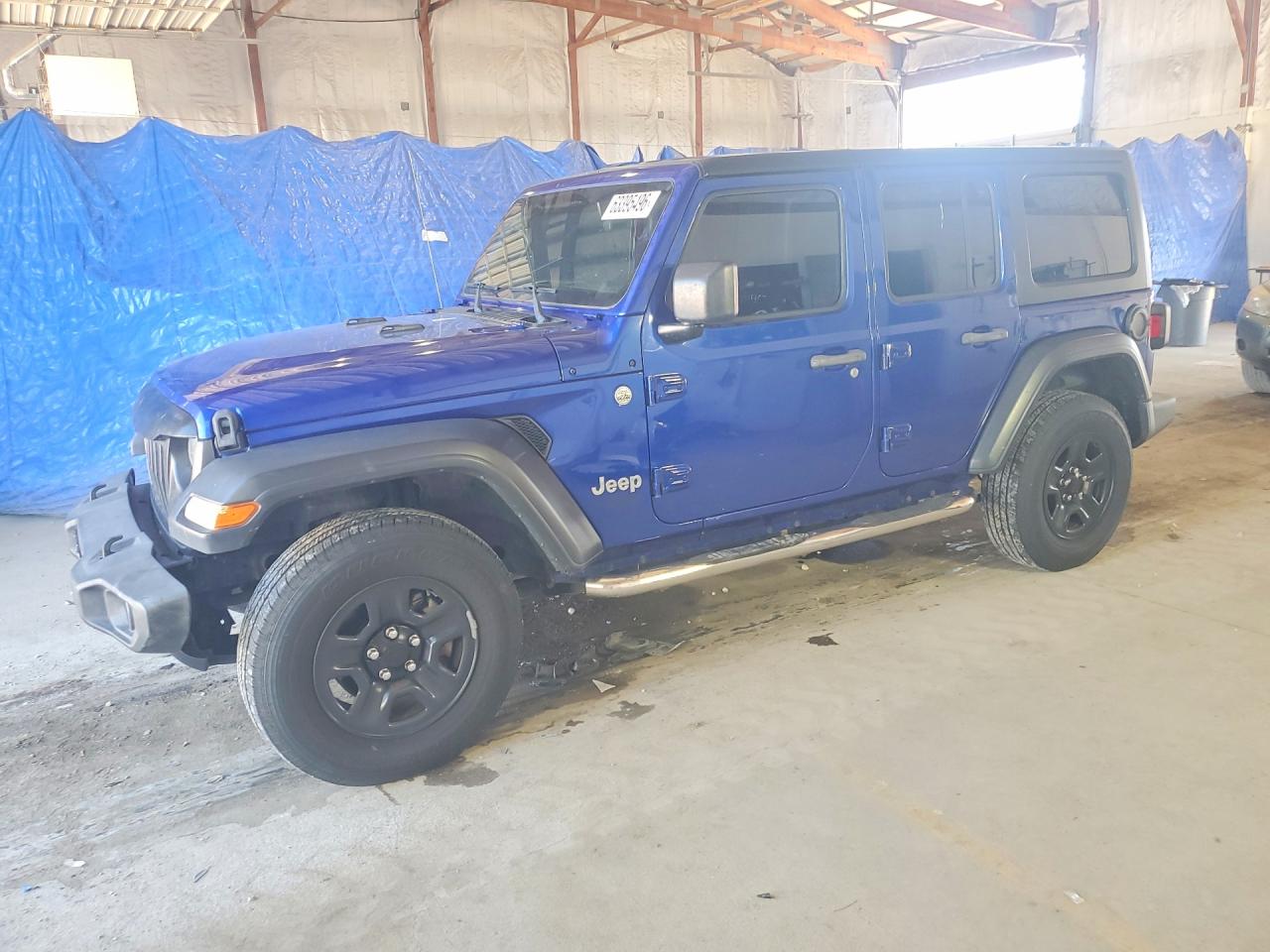 2018 Jeep Wrangler Unlimited Sport S, VIN 1C4HJXDN6JW241140 — Normal wear
