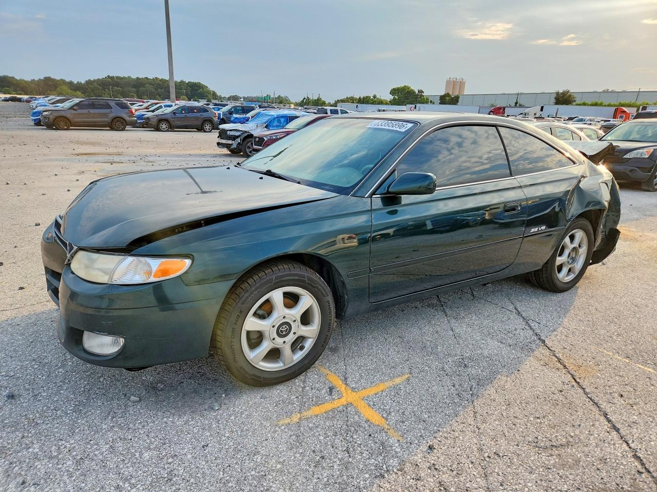 2000 Toyota Solara SLE, VIN 2T1CF22P5YC278430 — Rear end