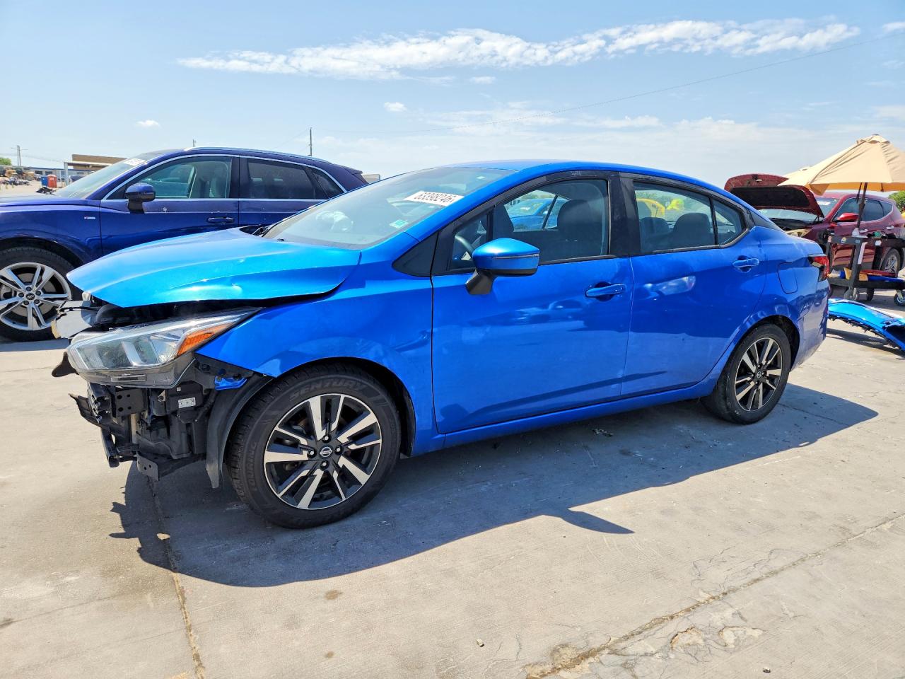 2021 Nissan Versa SV, VIN 3N1CN8EVXML839196 — Front end