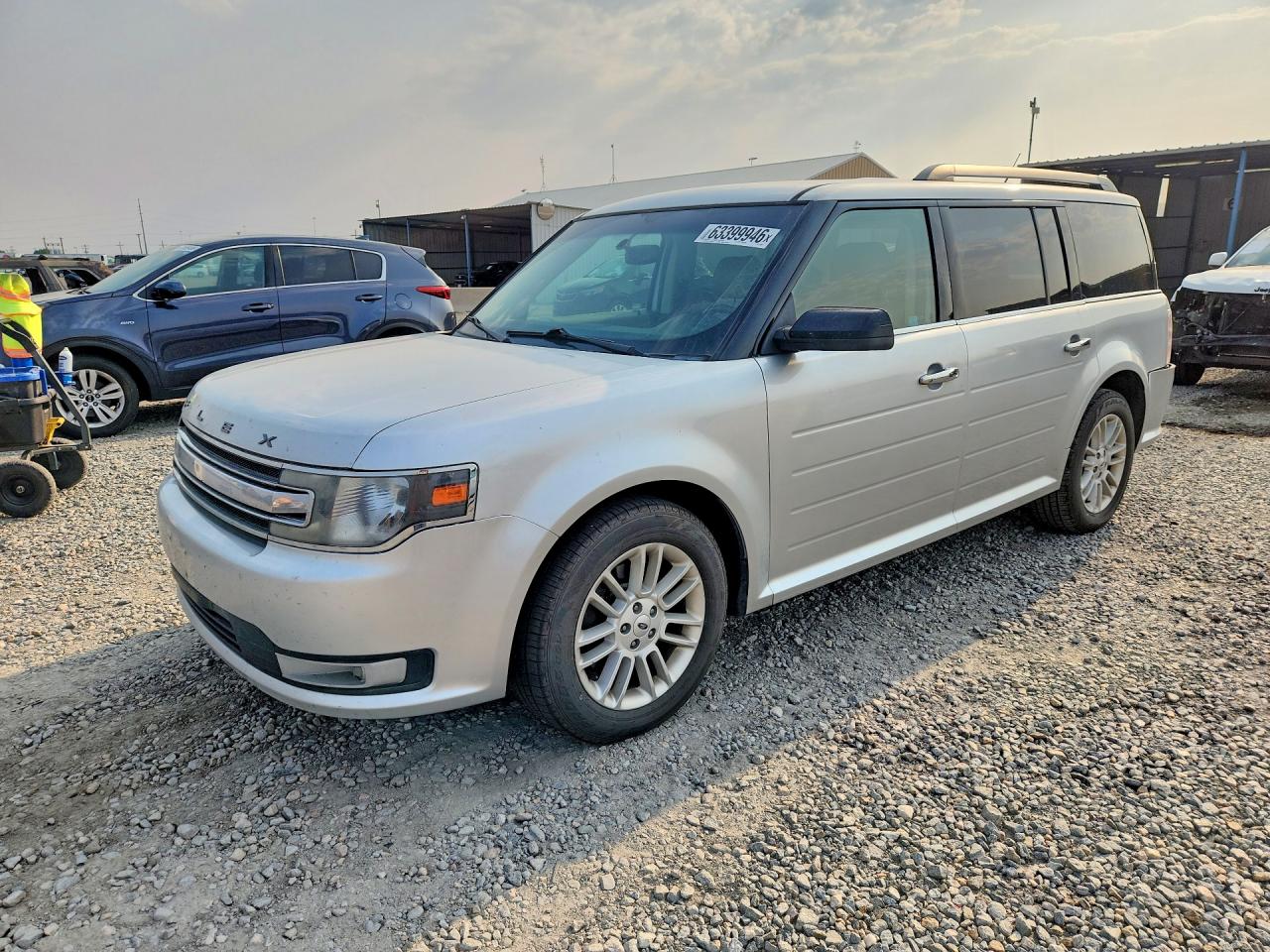 2017 Ford Flex SEL, VIN 2FMHK6C87HBA09527 — Rear end