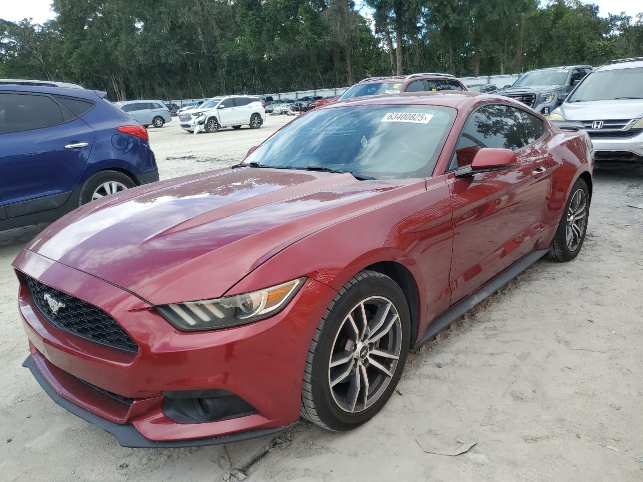 2016 Ford Mustang EcoBoost, VIN 1FA6P8TH3G5275547 — Front end