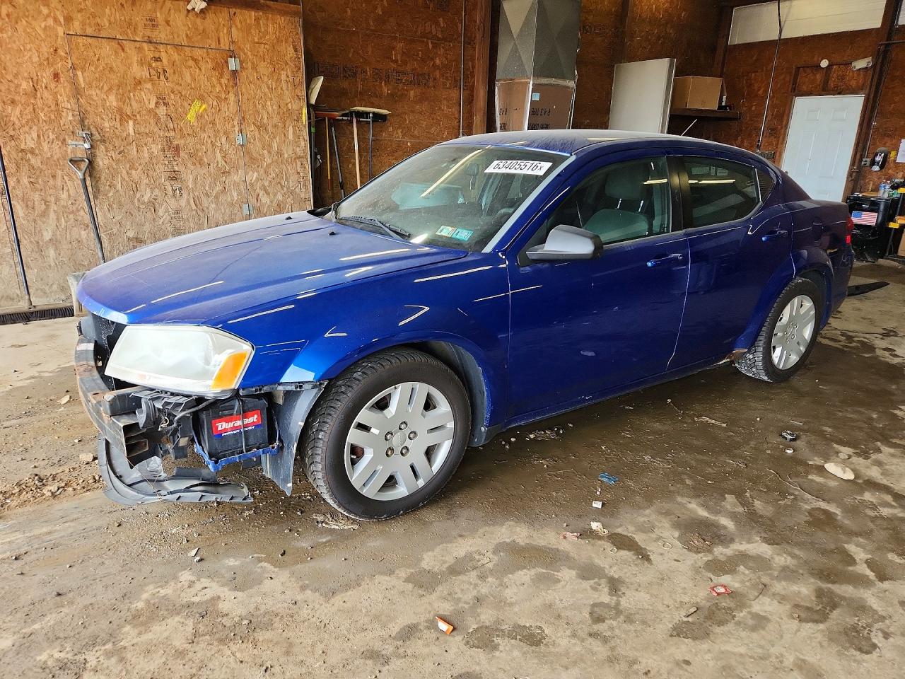 2014 Dodge Avenger SE, VIN 1C3CDZAB1EN169660 — Front end