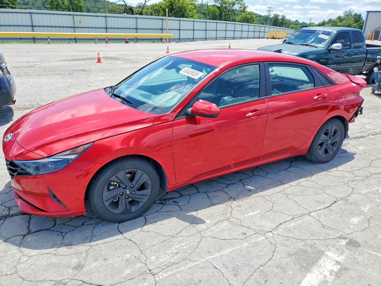 2022 Hyundai Elantra SEL, VIN 5NPLS4AG9NH053672 — Rear end