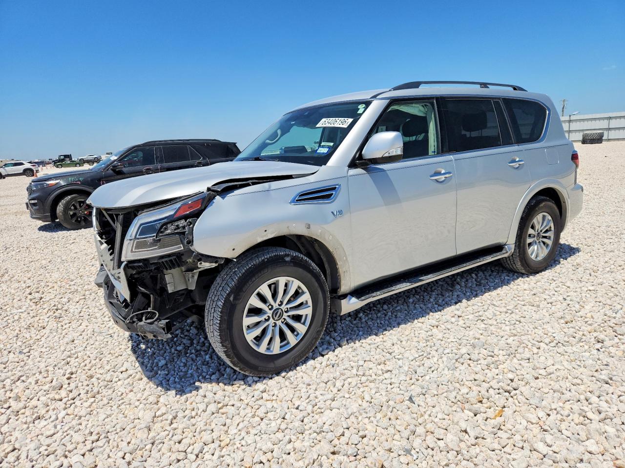 2022 Nissan Armada SV, VIN JN8AY2AC7N9161339 — Front end