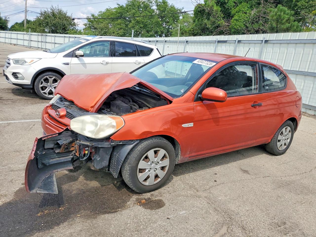 2010 Hyundai Accent GS, VIN KMHCM3AC8AU161875 — Front end
