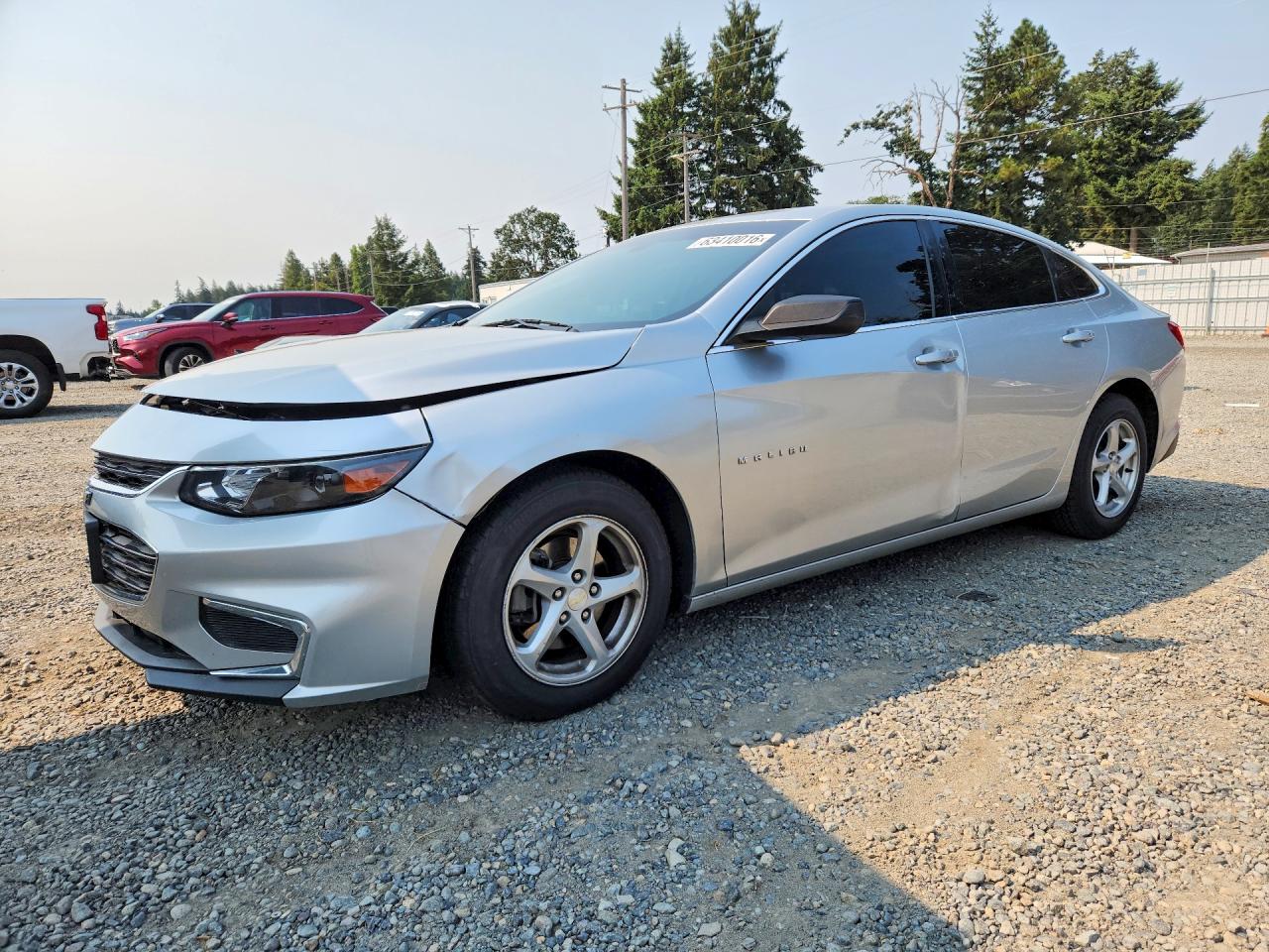 2017 Chevrolet Malibu LS, VIN 1G1ZB5ST9HF245368 — Front end