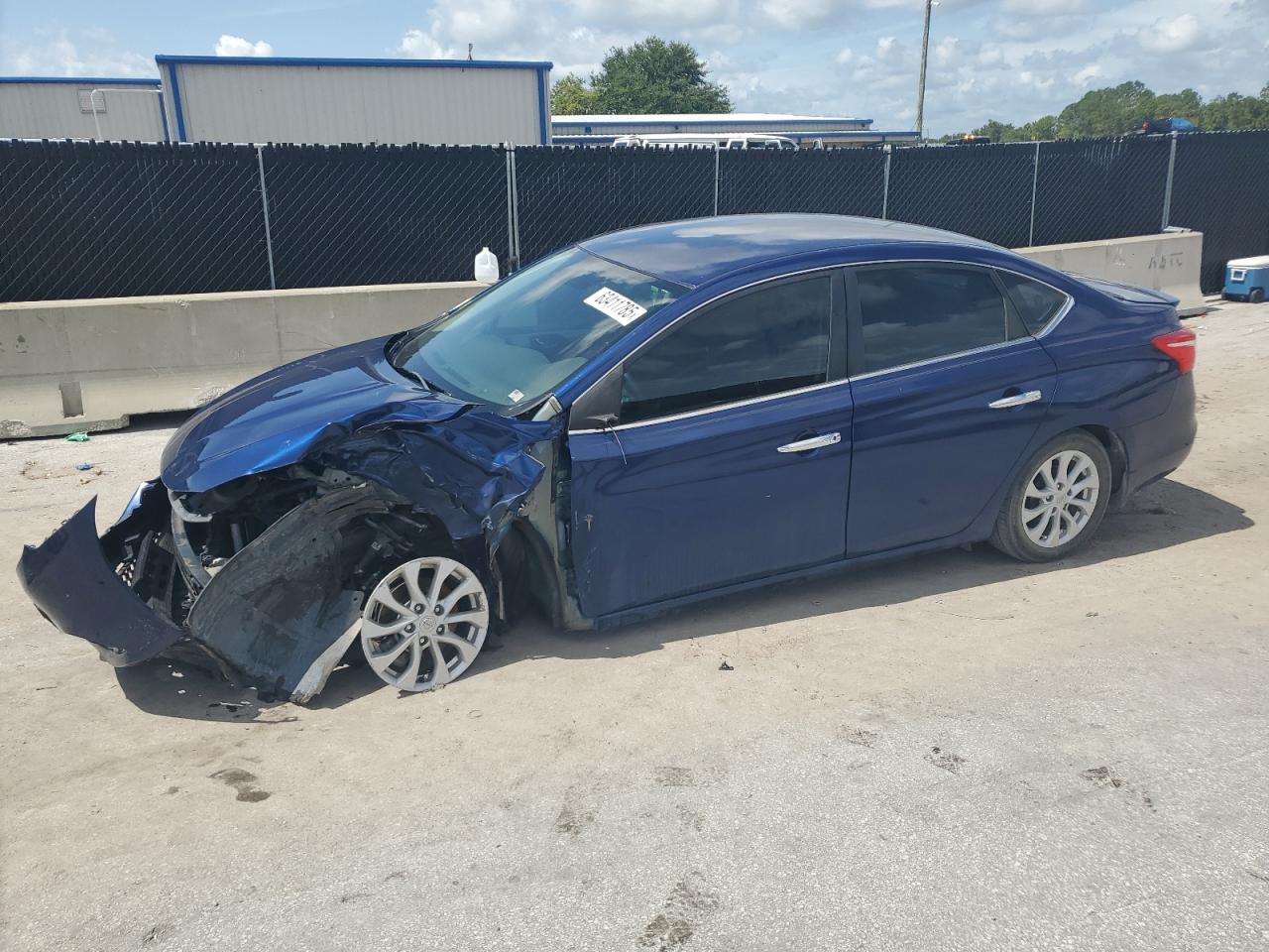 2019 Nissan Sentra S, VIN 3N1AB7AP4KY314927 — Фото с аукциона 1 of 4