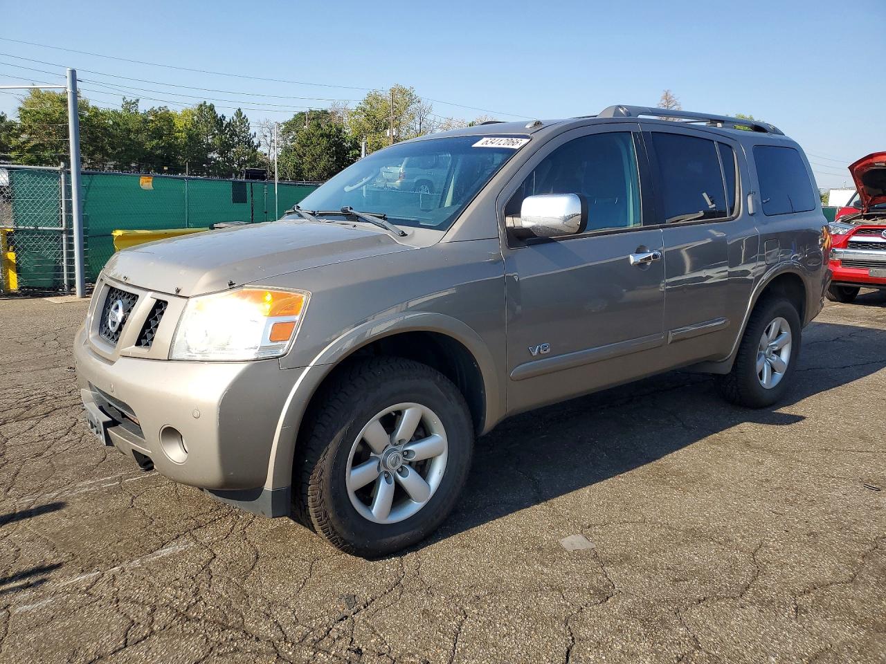 2008 Nissan Armada LE, VIN 5N1AA08CX8N611471 — Hail
