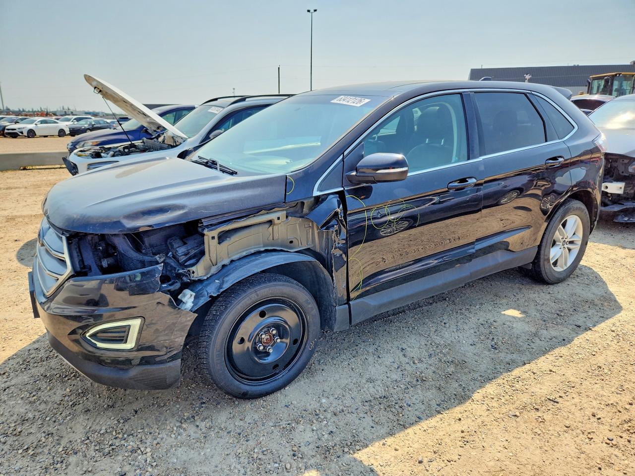 2017 Ford Edge SEL, VIN 2FMPK4J80HBB84608 — Front end