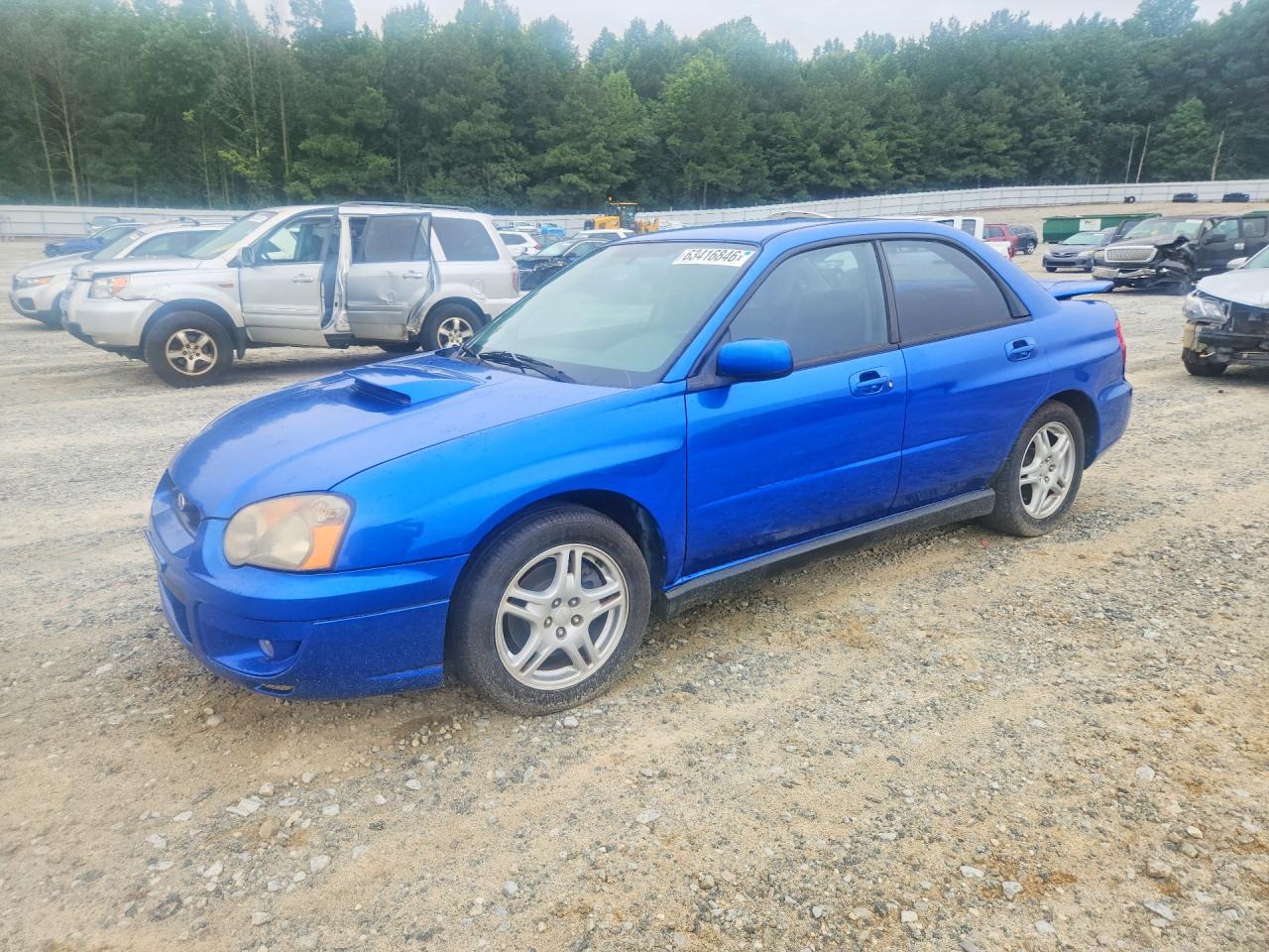 2004 Subaru Impreza WRX, VIN JF1GD29604H517656 — Rear end