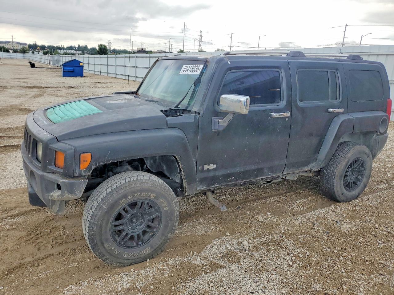 2006 Hummer H3, VIN 5GTDN136268100452 — Stripped