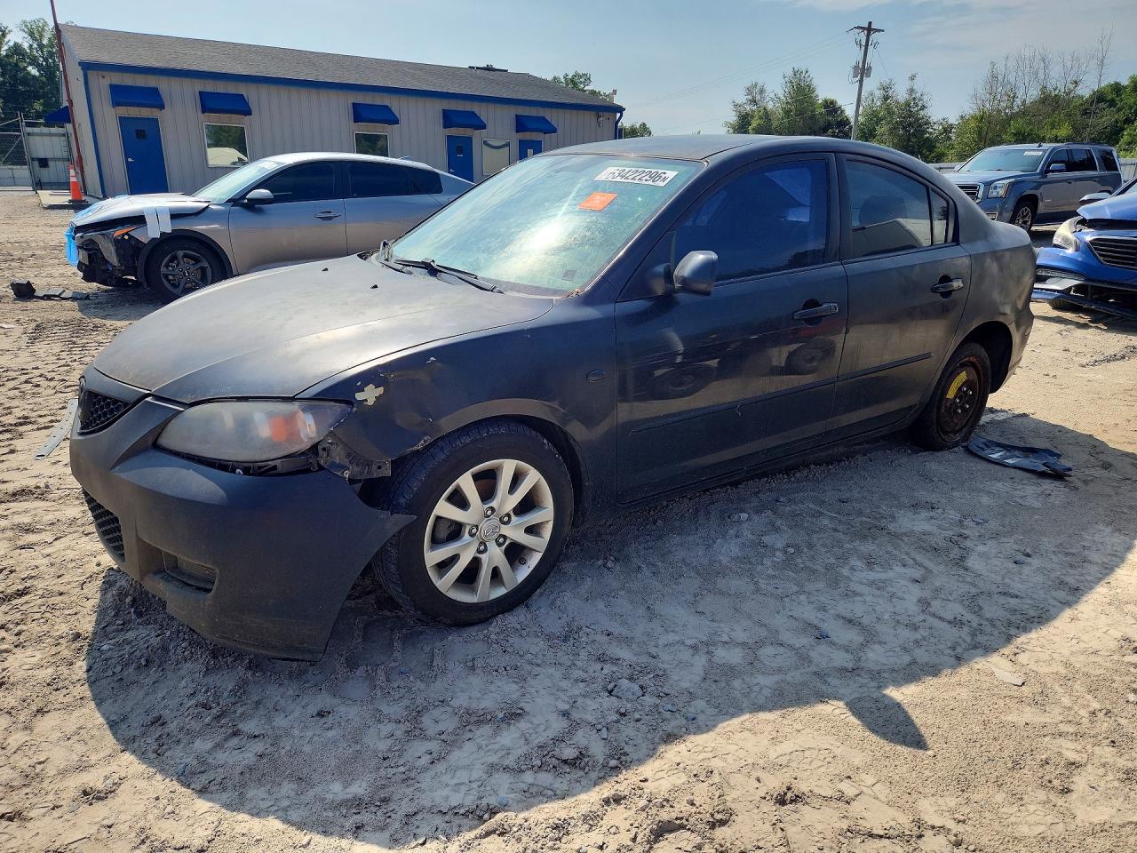 2008 Mazda 3 i Touring, VIN JM1BK32F581814091 — Front end