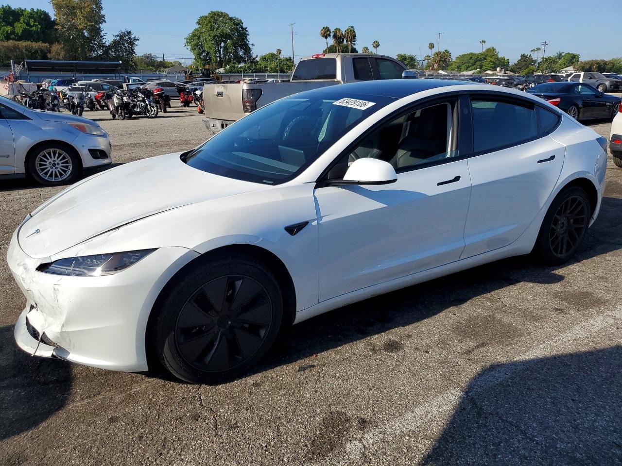 2024 Tesla Model 3, VIN 5YJ3E1EA4RF825706 — Front end