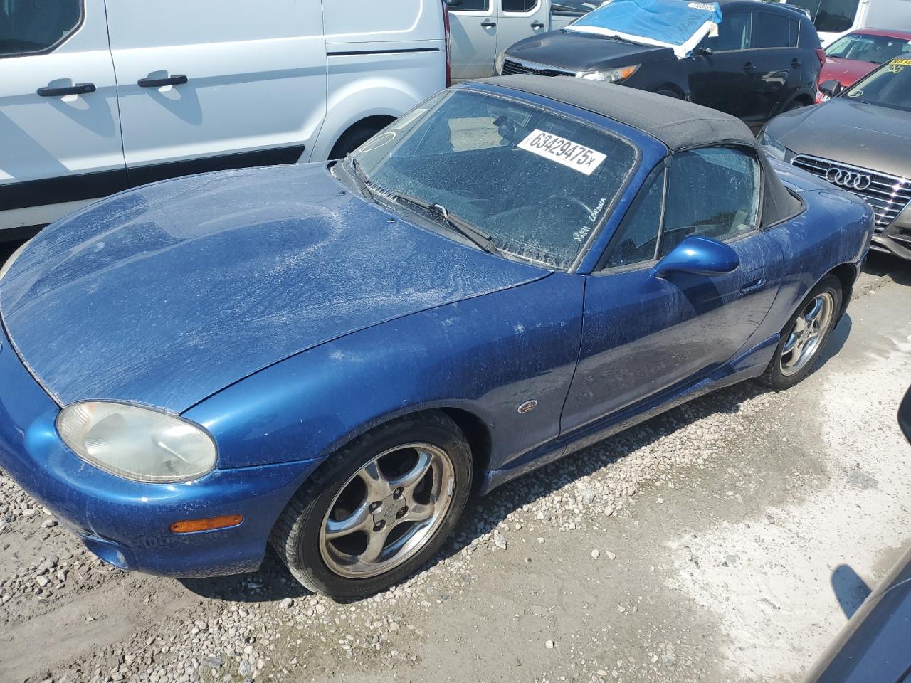 1999 Mazda MX-5 Miata, VIN JM1NB353XX0134898 — Normal wear