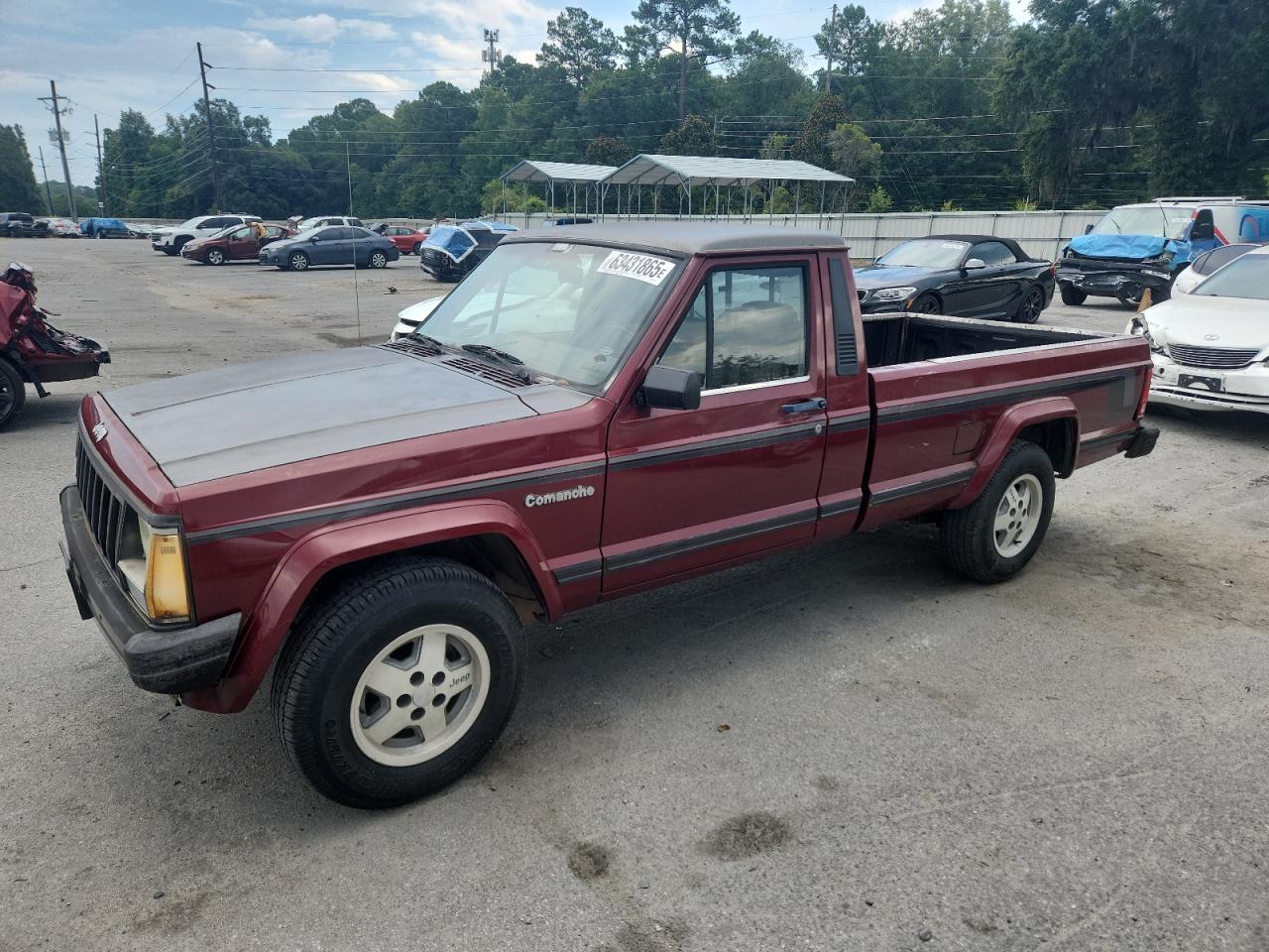 1988 Jeep Comanche PIONEER, VIN 1JTMU66P2JT026112 — Minor dents and scratches