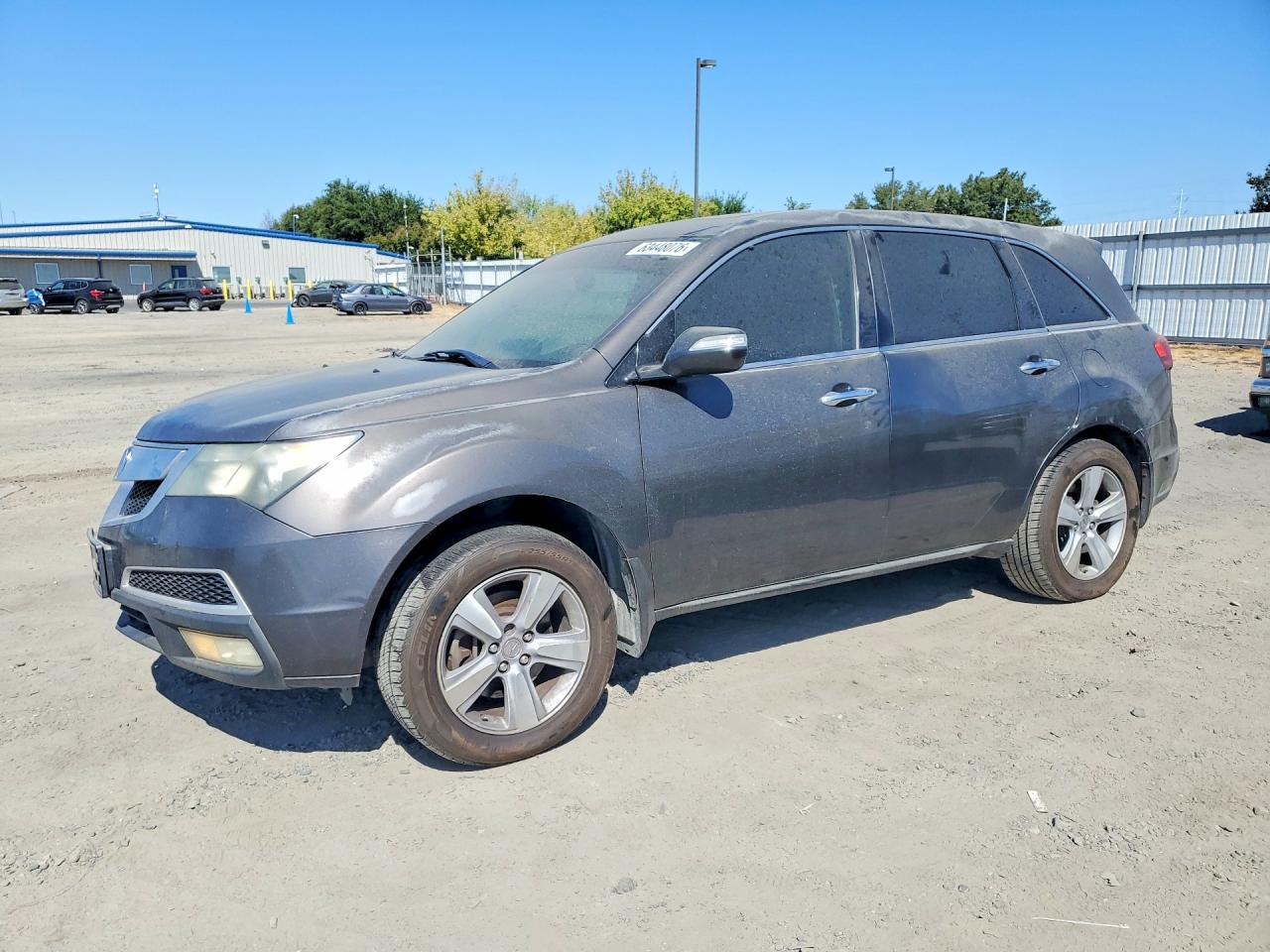 2012 Acura MDX Technology, VIN 2HNYD2H4XCH521554 — Rear end