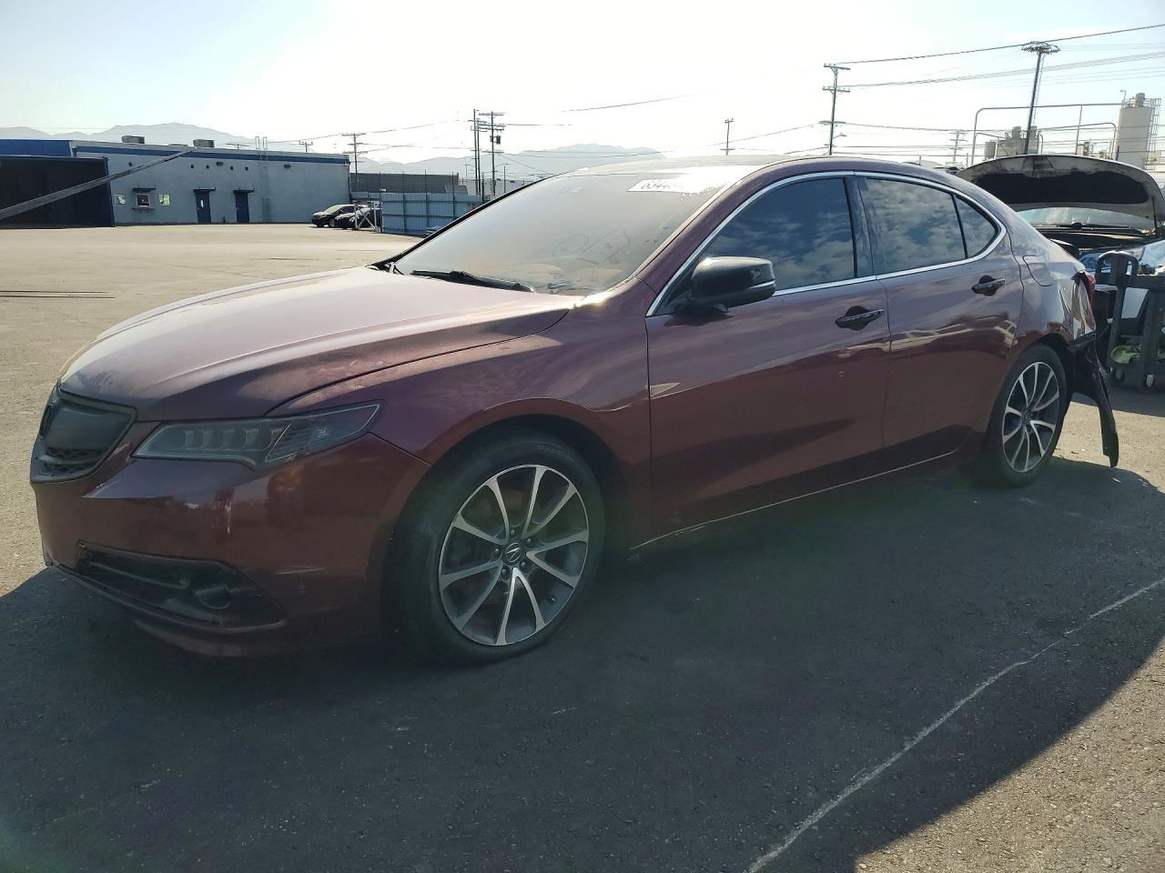 2015 Acura TLX Advance, VIN 19UUB2F72FA019892 — Rear end