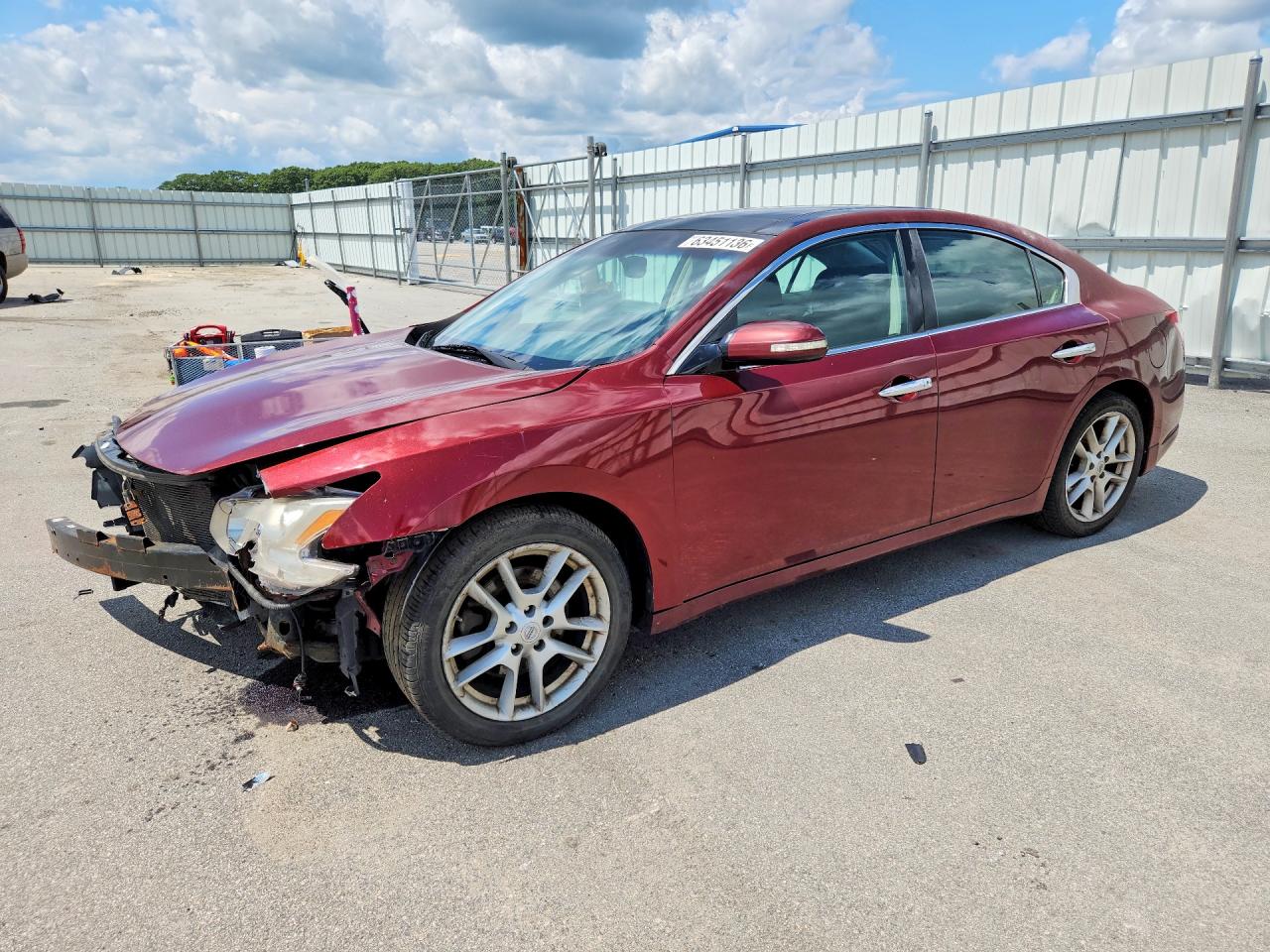 2010 Nissan Maxima SV, VIN 1N4AA5AP3AC811162 — Front end