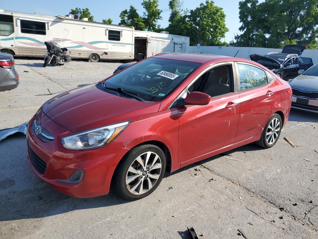 2017 Hyundai Accent SE, VIN KMHCT4AE5HU360211 — Перед