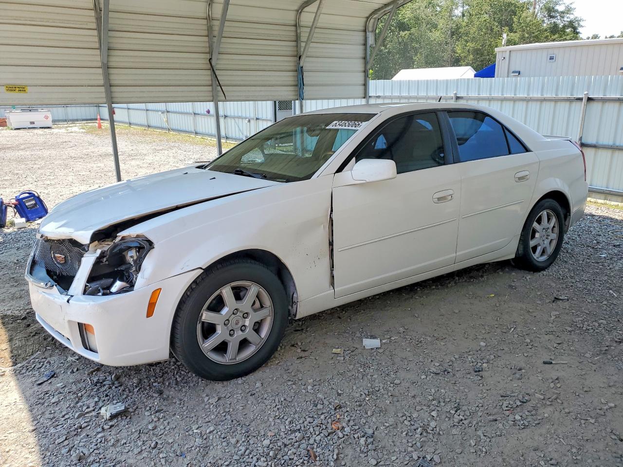 2007 Cadillac CTS, VIN 1G6DP577870184310 — Front end