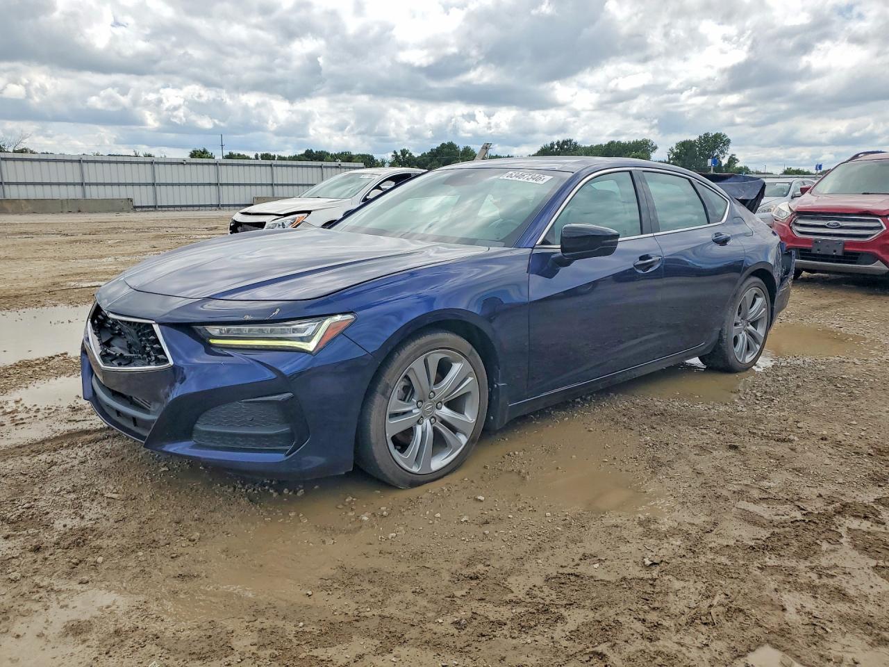 2021 Acura TLX Technology, VIN 19UUB5F49MA010837 — Rear end
