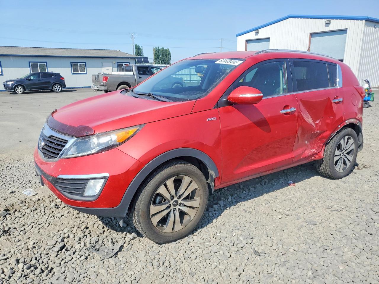 2012 Kia Sportage EX, VIN KNDPCCA25C7198366 — Side