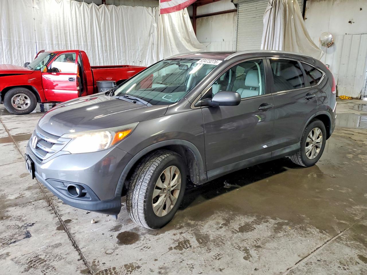 2014 Honda CR-V EX-L, VIN 2HKRM4H72EH614837 — Water / flood