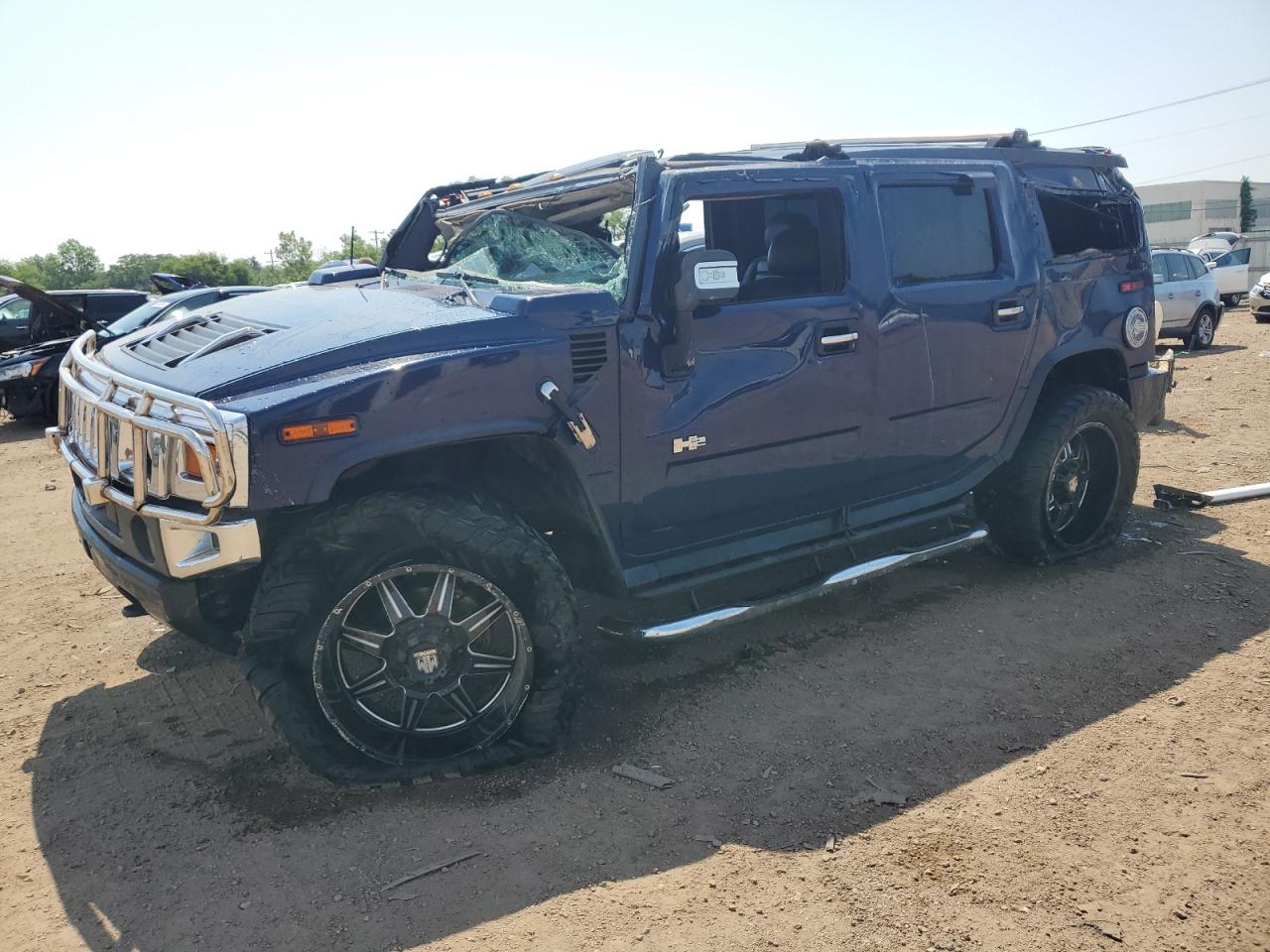 2007 Hummer H2 SUV, VIN 5GRGN23U57H100681 — Rollover