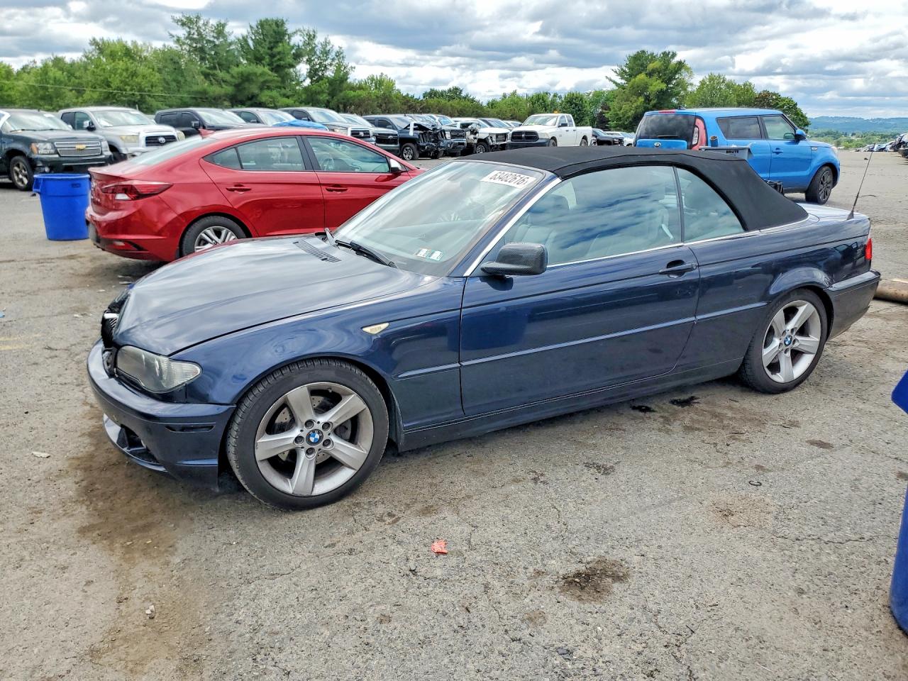 2006 BMW 3 Series 325Ci, VIN WBABW33456PX83580 — Front end