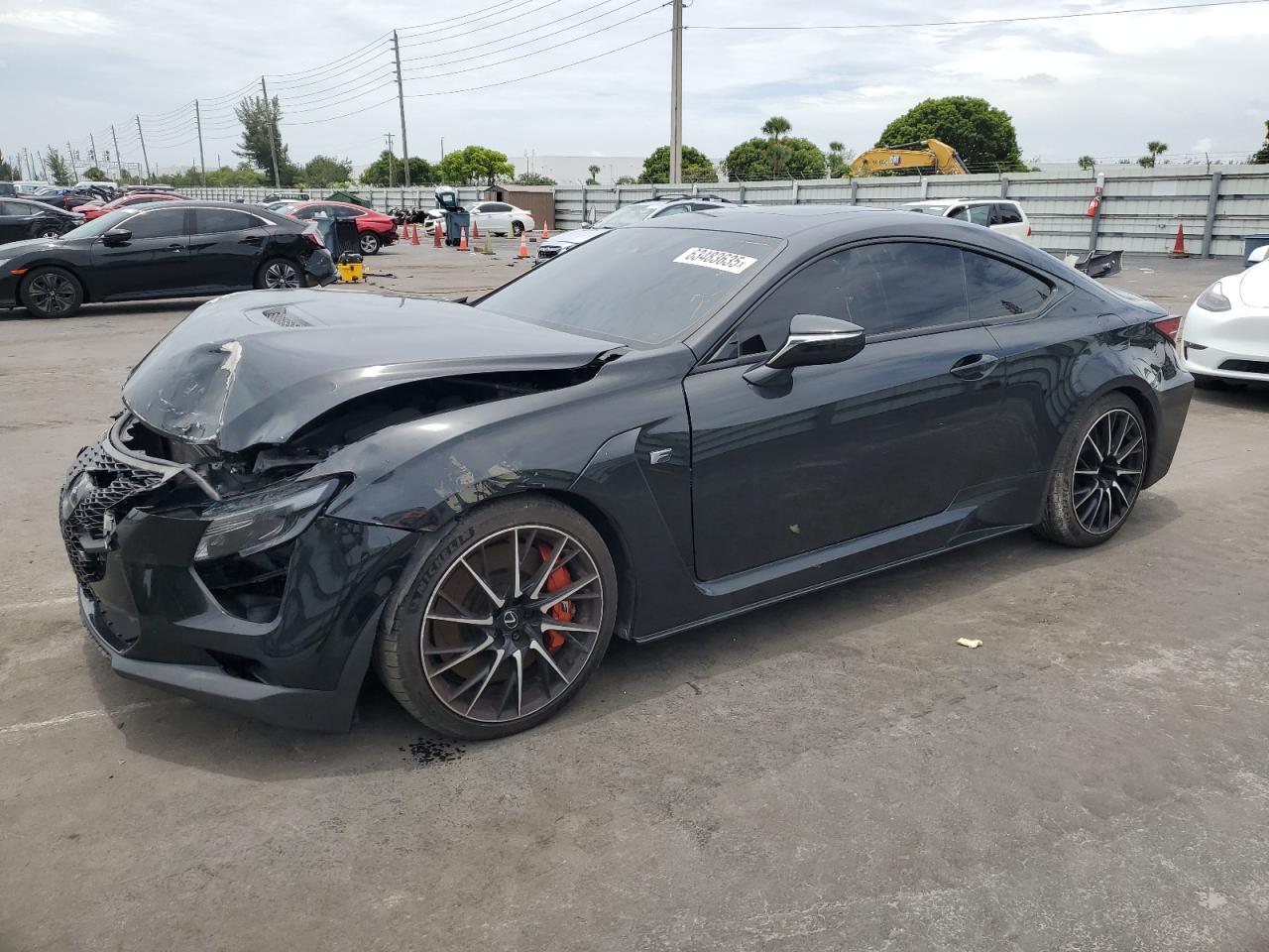 2023 Lexus RC F, VIN JTHDP5BC9P5008837 — Front end