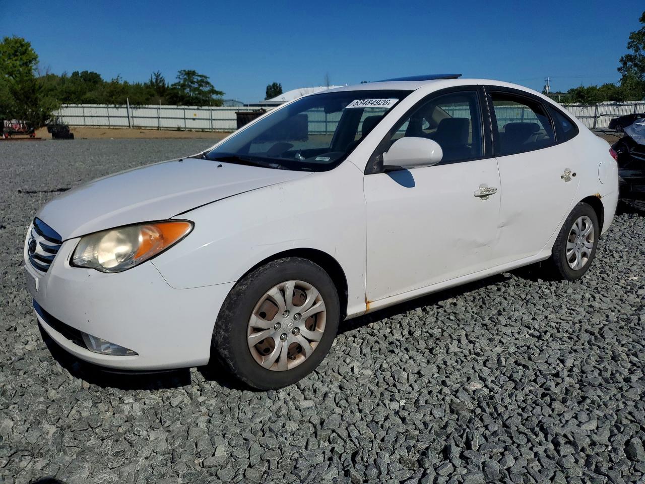 2010 Hyundai Elantra GLS, VIN KMHDU4AD2AU065064 — Rear end