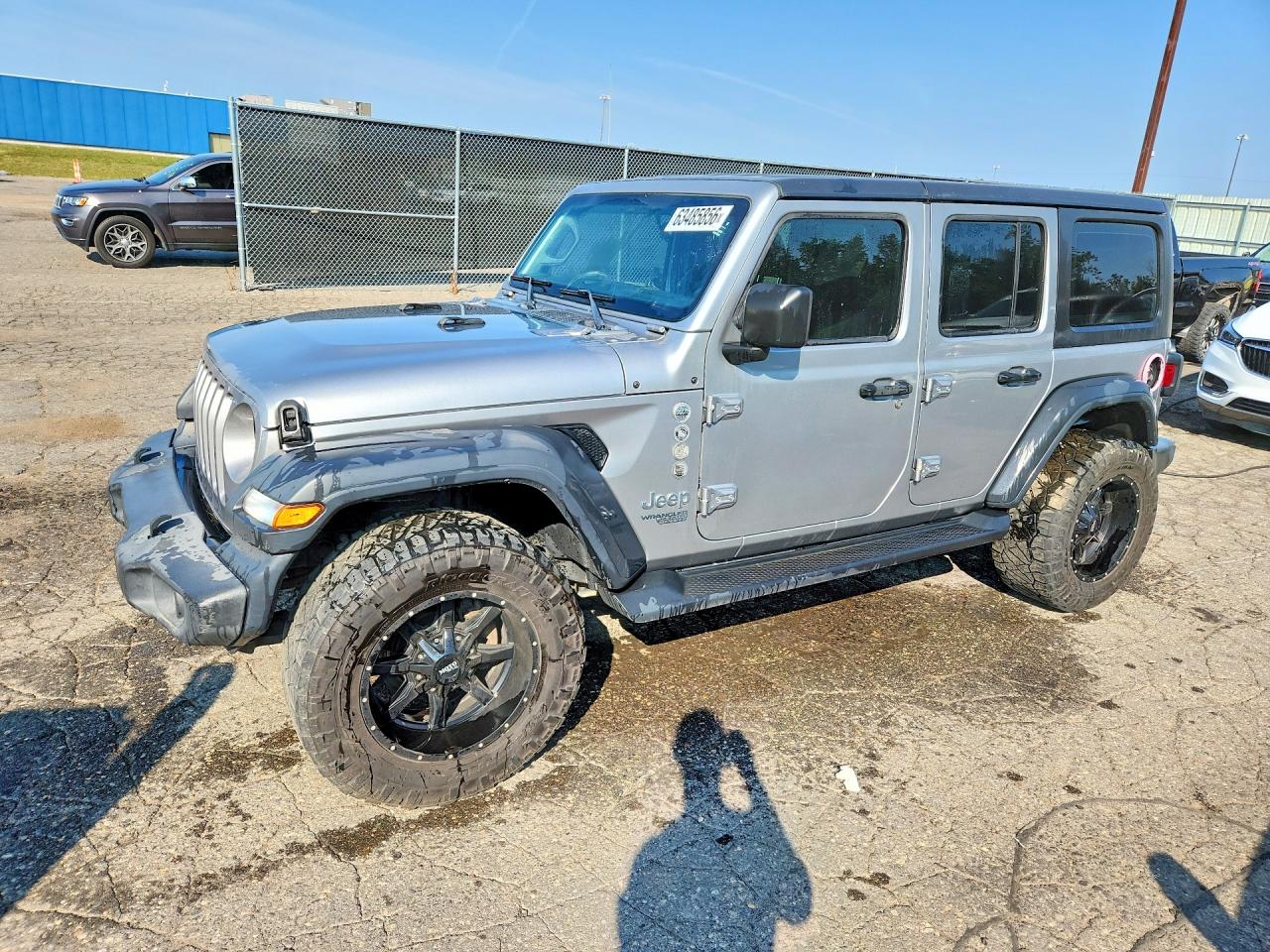 2018 Jeep Wrangler Unlimited Sport S, VIN 1C4HJXDN2JW221600 — Undercarriage