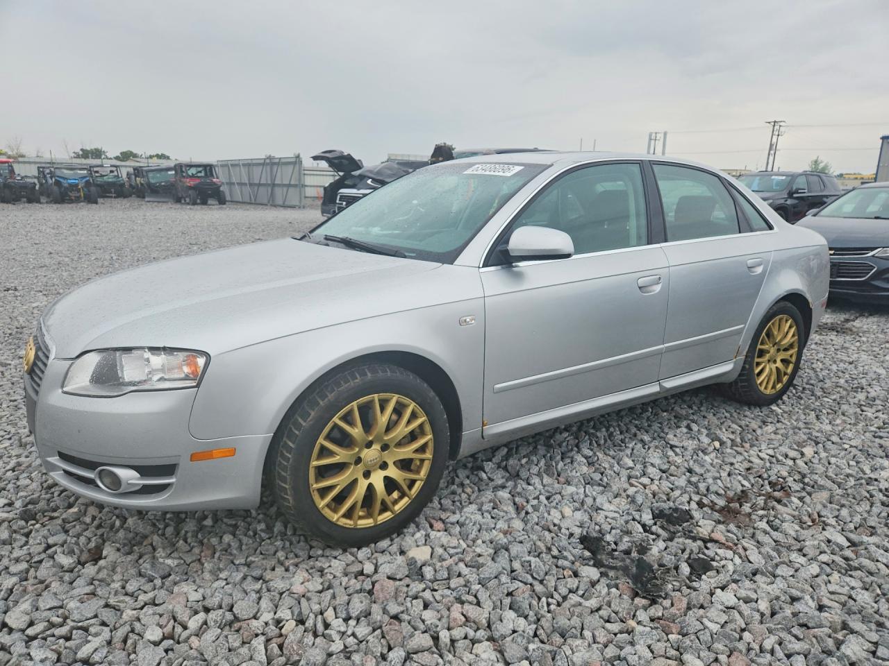 2008 Audi A4 2.0T, VIN WAUDF78E28A164510 — Зад
