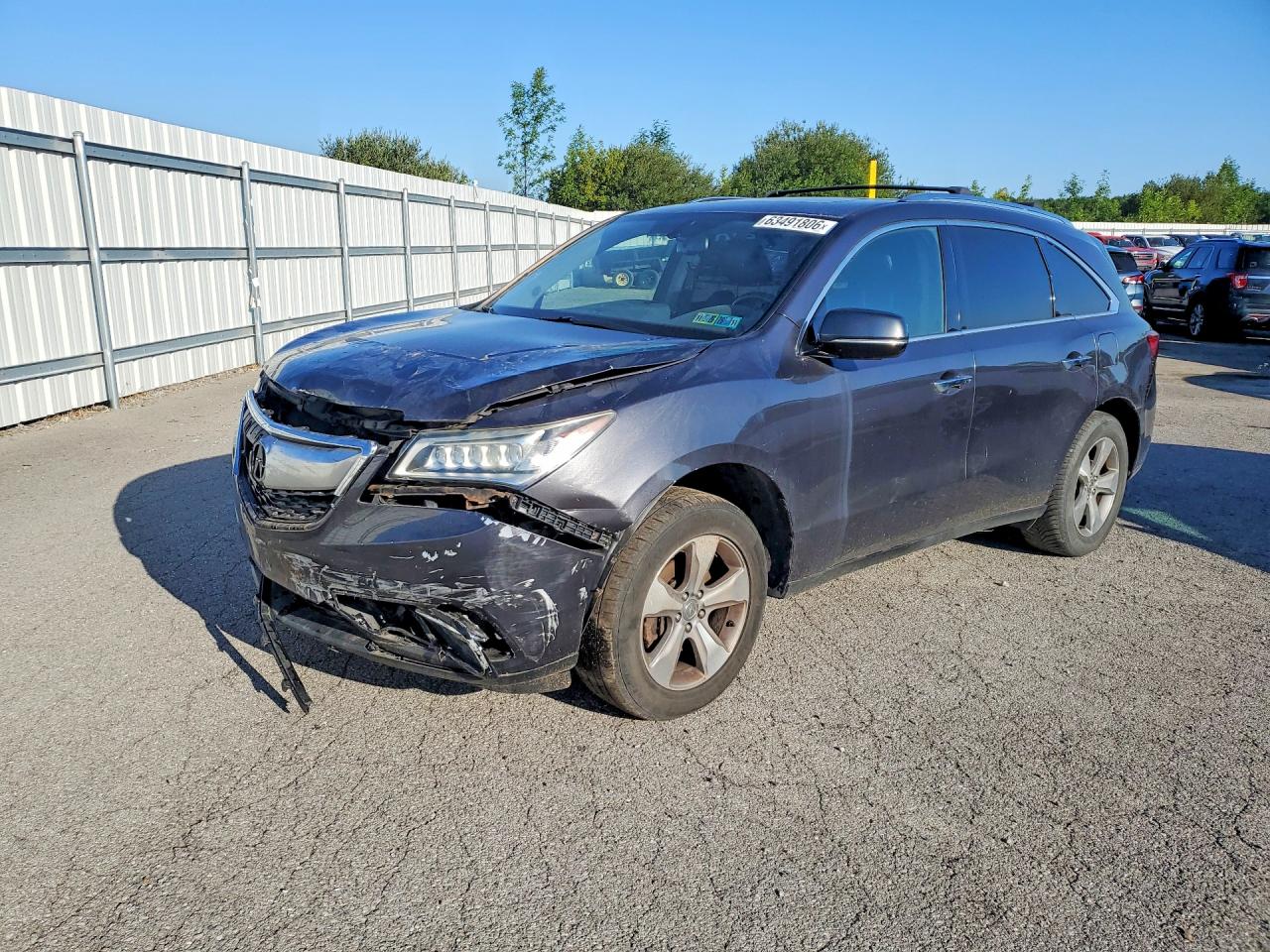 2014 Acura MDX, VIN 5FRYD4H2XEB003886 — Front end