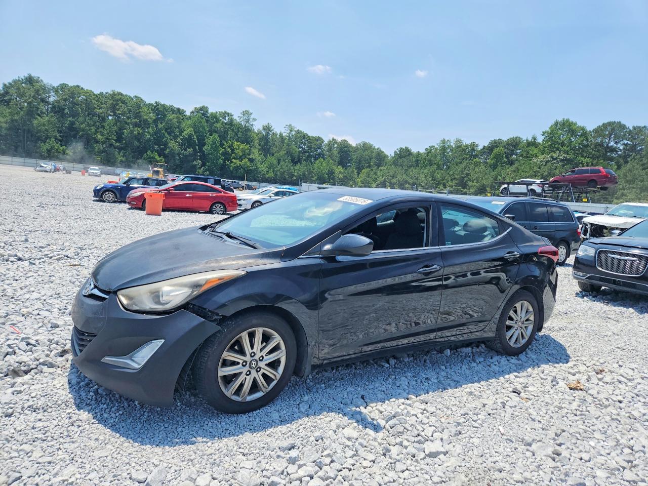 2015 Hyundai Elantra SE, VIN KMHDH4AE2FU355406 — Перед
