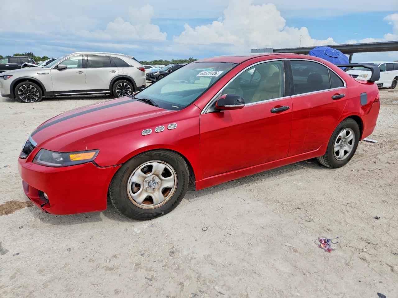 2004 Acura TSX, VIN JH4CL96854C036307 — Front end