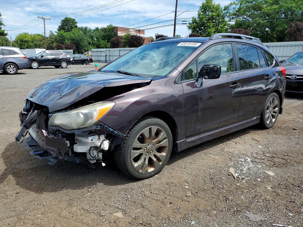 2013 Subaru Impreza Special Sports Premium, VIN JF1GPAL62D1899952 — Front end