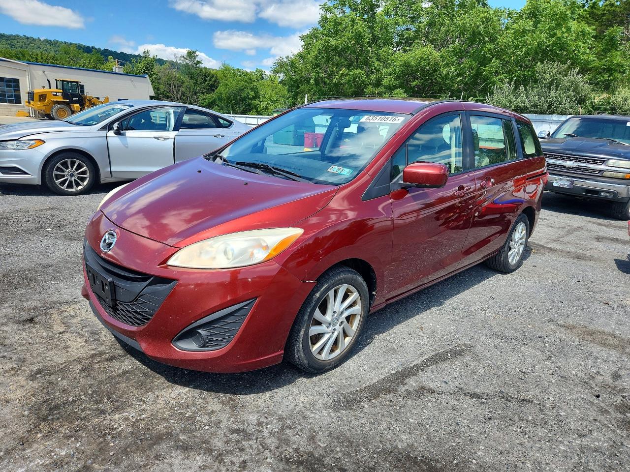 2012 Mazda 5 Sport, VIN JM1CW2BL3C0112617 — Rear end