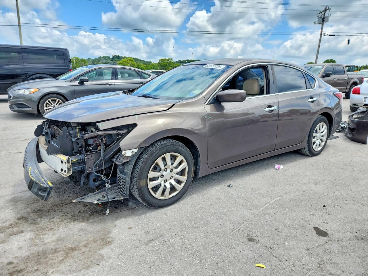 2014 Nissan Altima S, VIN 1N4AL3APXEC296374 — Front end