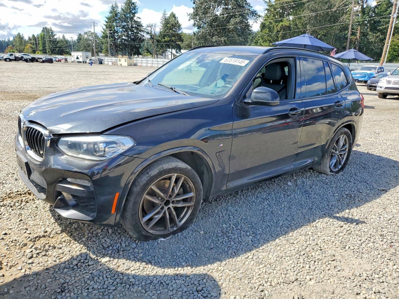 2019 BMW X3 xDrive30i, VIN 5UXTR9C53KLP81305 — Зад