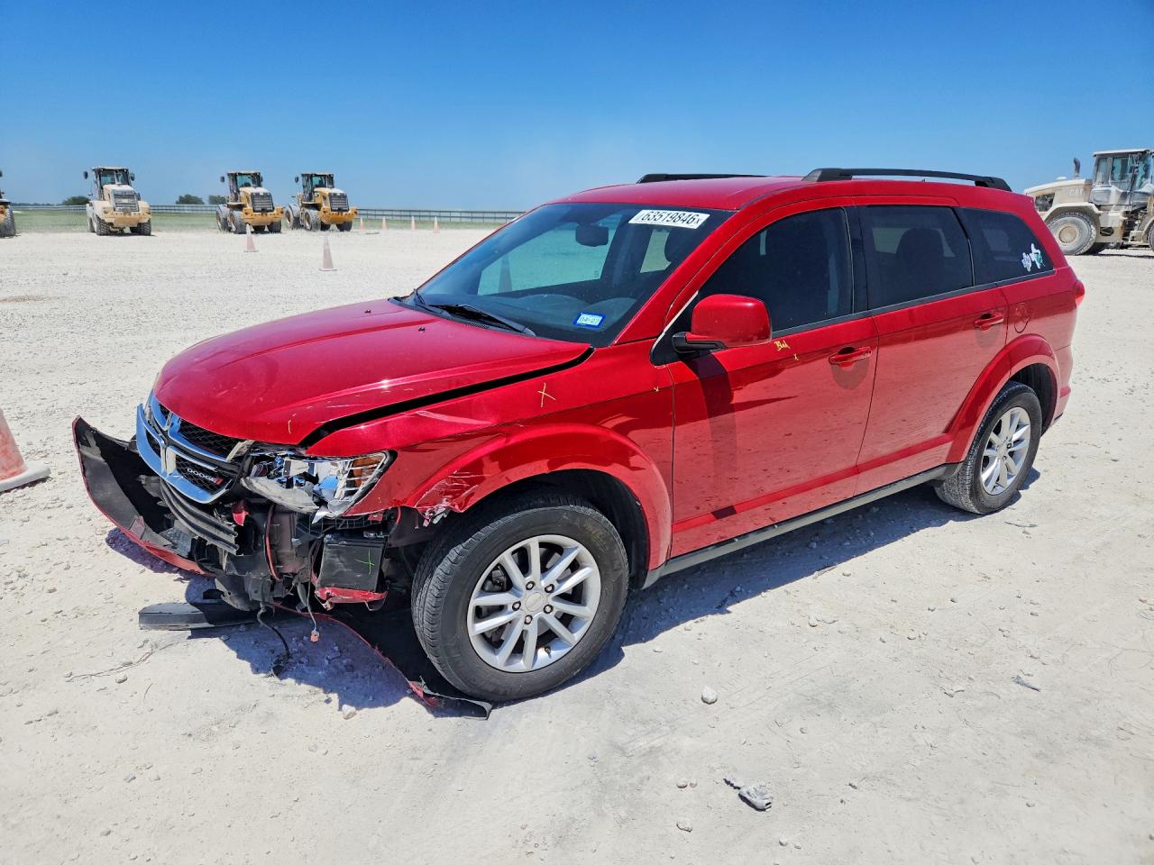 2015 Dodge Journey SXT, VIN 3C4PDCBG6FT650316 — Перед