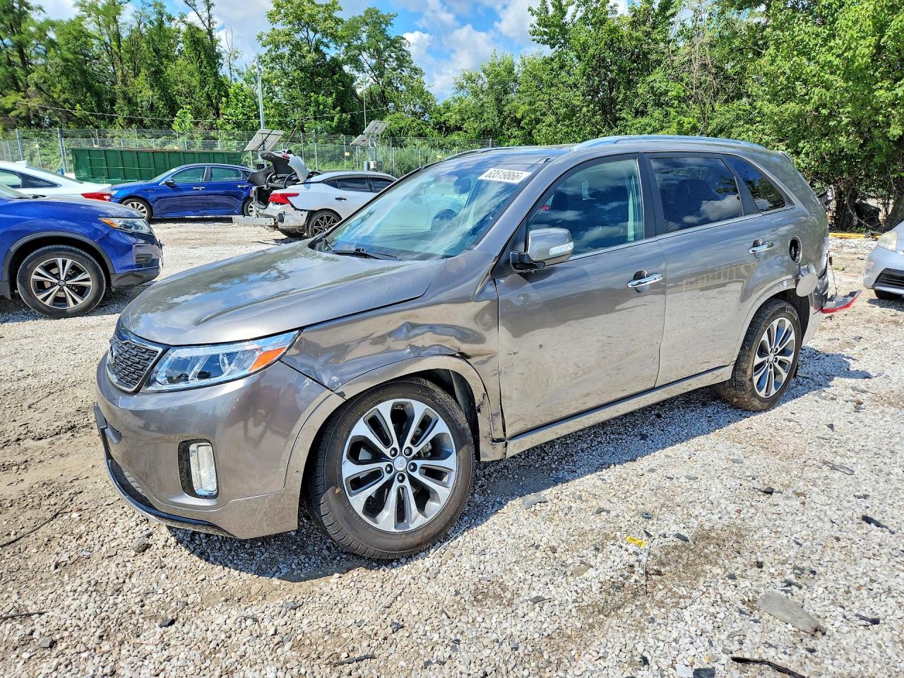 2015 Kia Sorento SX, VIN 5XYKW4A72FG658772 — Зад