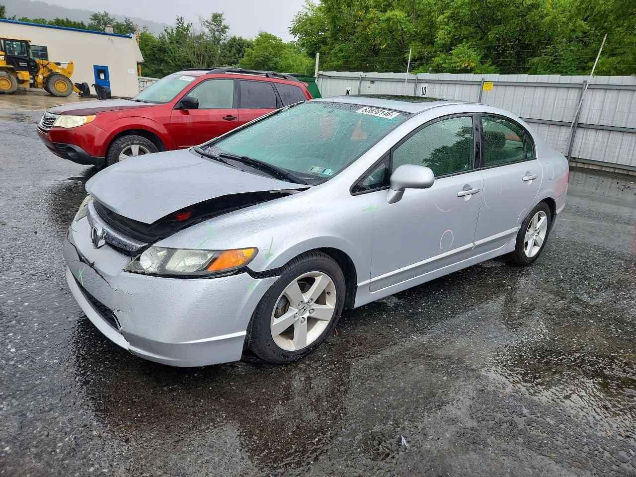 2007 Honda Civic EX, VIN 1HGFA16817L074094 — Front end
