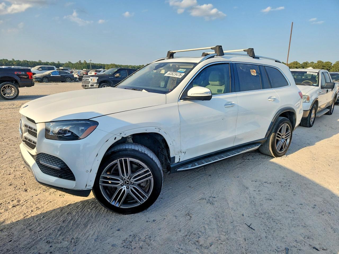 2020 Mercedes-Benz GLS 450, VIN 4JGFF5KE6LA096662 — Мелкие вмятины и царапины