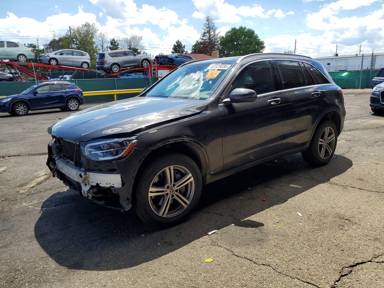 2021 Mercedes-Benz GLC 300, VIN W1N0G8EB5MV323739 — Front end